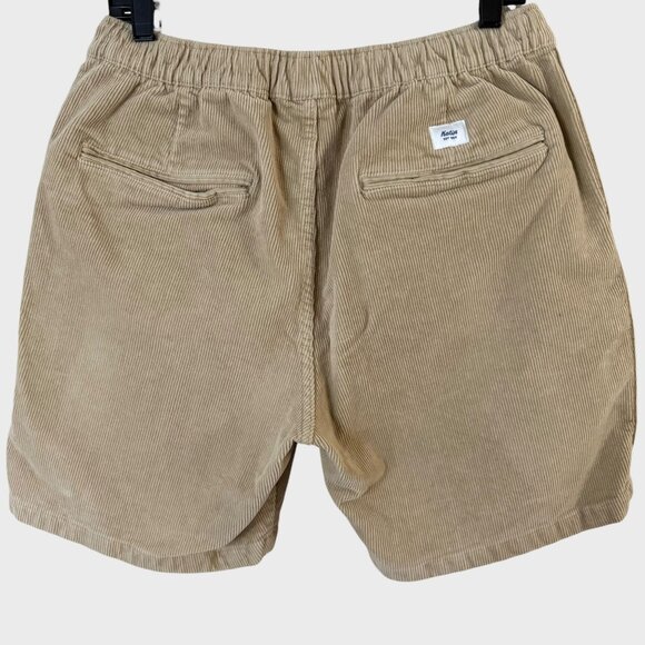 Katin Corduroy Local Short Tan Men's Large Drawstring Pockets Casual Comfort - Picture 4 of 11